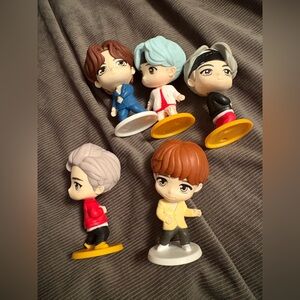 BTS TinyTAN McDonalds Collaboration Mini Figure Set of 5 K-Pop Collectibles ARMY